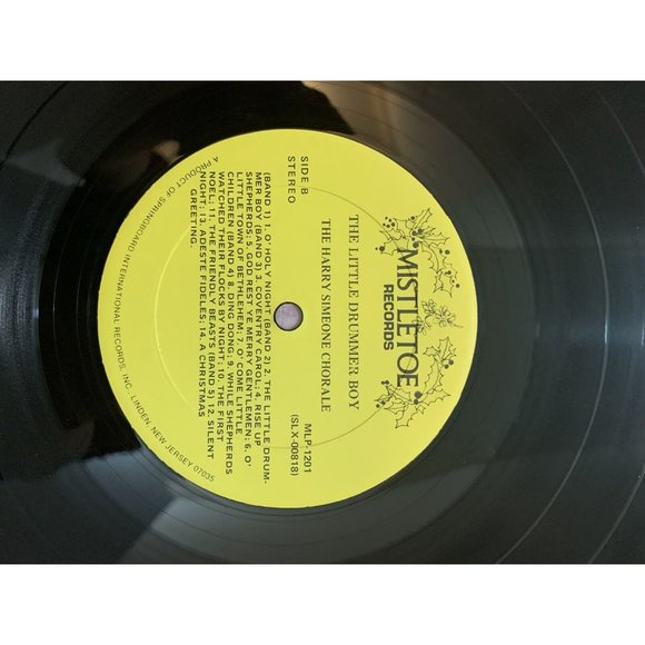The HARRY SIMEONE CHORALE - The Little Drummer Boy Stereo MLP-1201 Vinyl LP 1973 - Picture 6 of 6